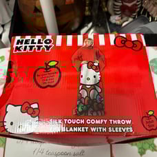 Hello Kitty Silk touch comfy throw blanket with sleeves
