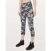 LULULEMON ATHLETICA Wunder Under Crop (High Rise) 'Full On Luon 21' Size 4