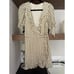 For Love & Lemons Sweetheart Wrap Mini Dress in Creme