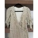 For Love & Lemons Sweetheart Wrap Mini Dress in Creme