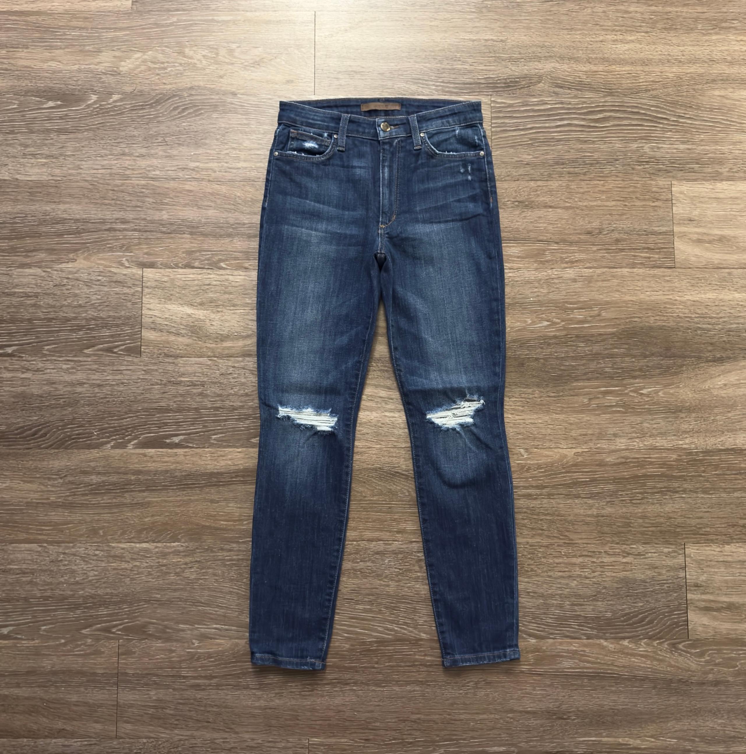 Joe’s Jeans 27 Women’s High Rise Skinny Stretch Ankle Distressed Jean