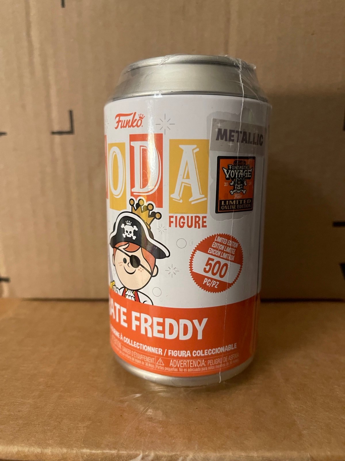 Funko Soda Pirate Freddy Metallic 500 Piece Sealed