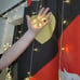 LED Star Moon Curtain String Lights