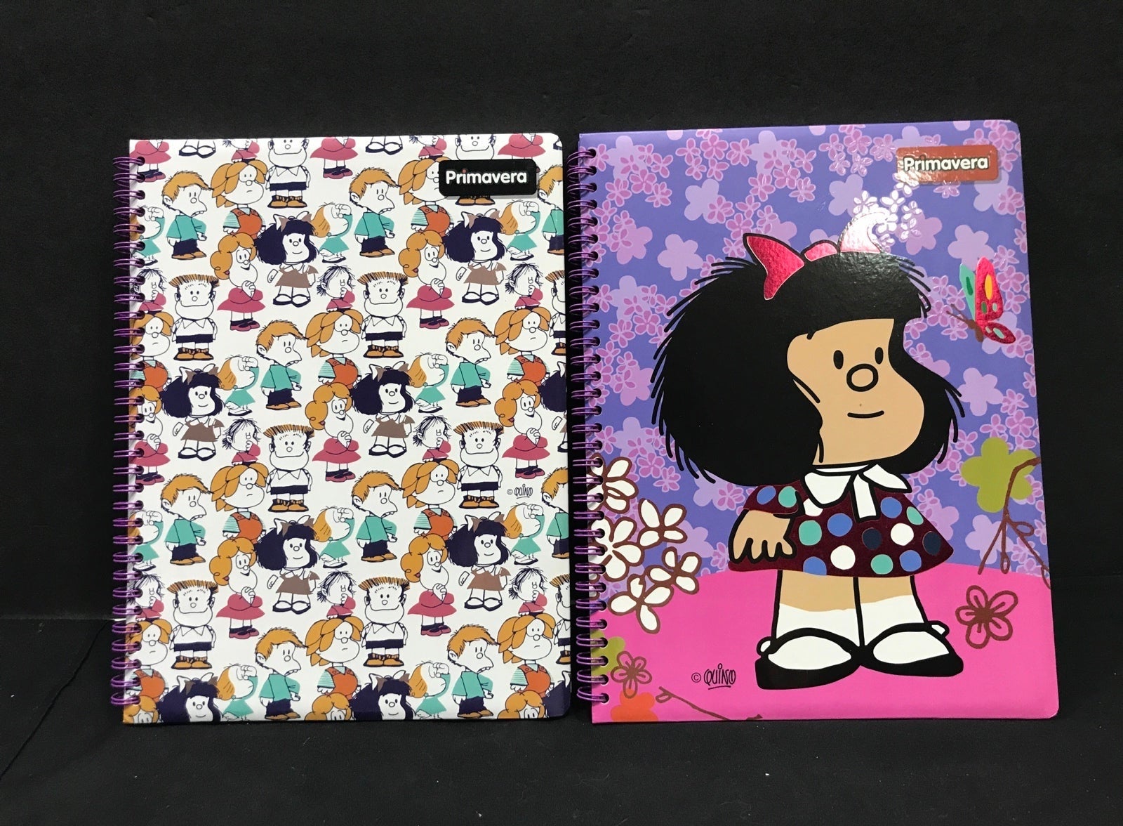 LOT 2 MAFALDA 80 pages large Linear notebooks hard cover