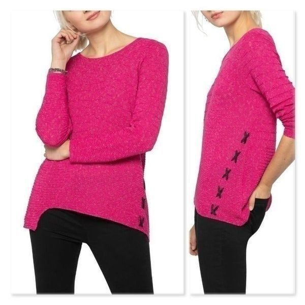 NIC+ZOE Cross Stitch Sweater sz XS