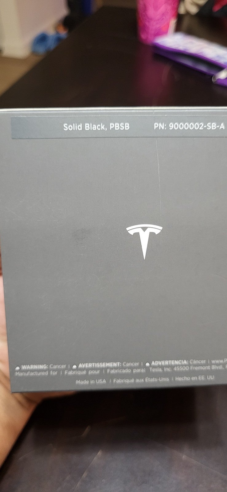 Tesla Solid Black Paint Repair