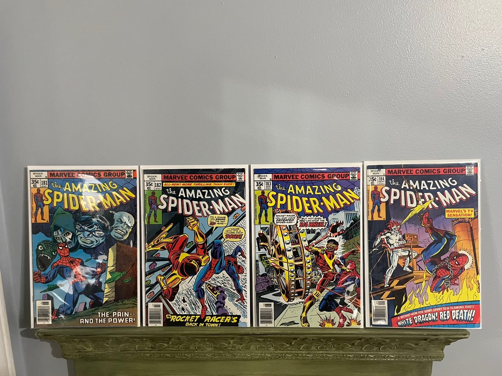 Bronze Age comic! Amazing Spider-Man 181,182,183, & 184!