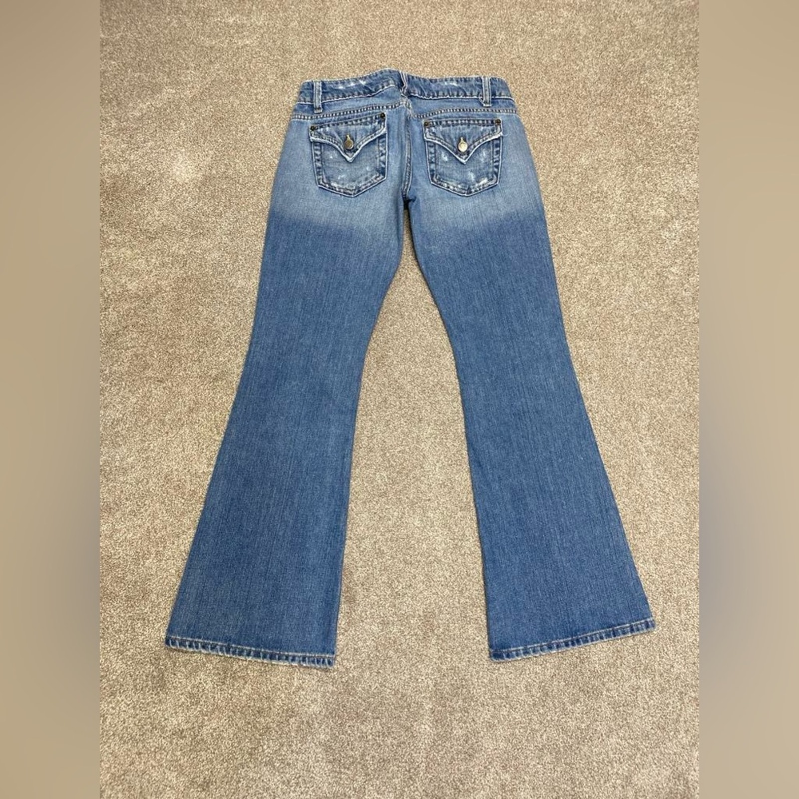 Y2K grunge streetwear vtg Aeropostale authentic flare jeans 3/4 low rise rodeo