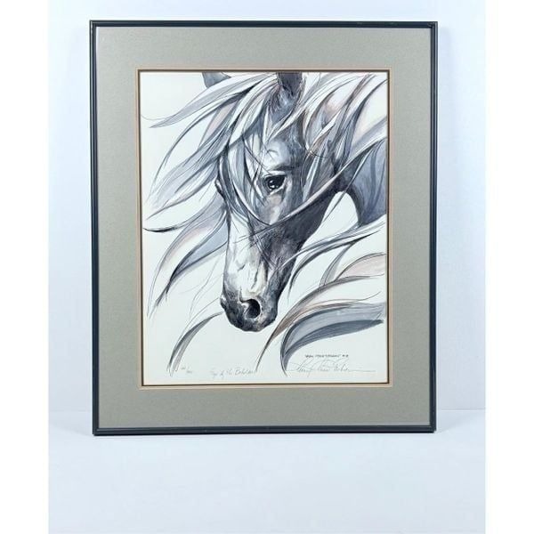 Vintage 1984 Nancy Chien Eriksen Eye of the Beholder Horse Print Signed 441/500