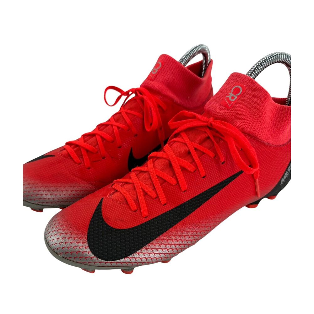 Mercurial Superfly 6 Academy CR7 MG Bright Crimson Cleat Soccer Football Basebal