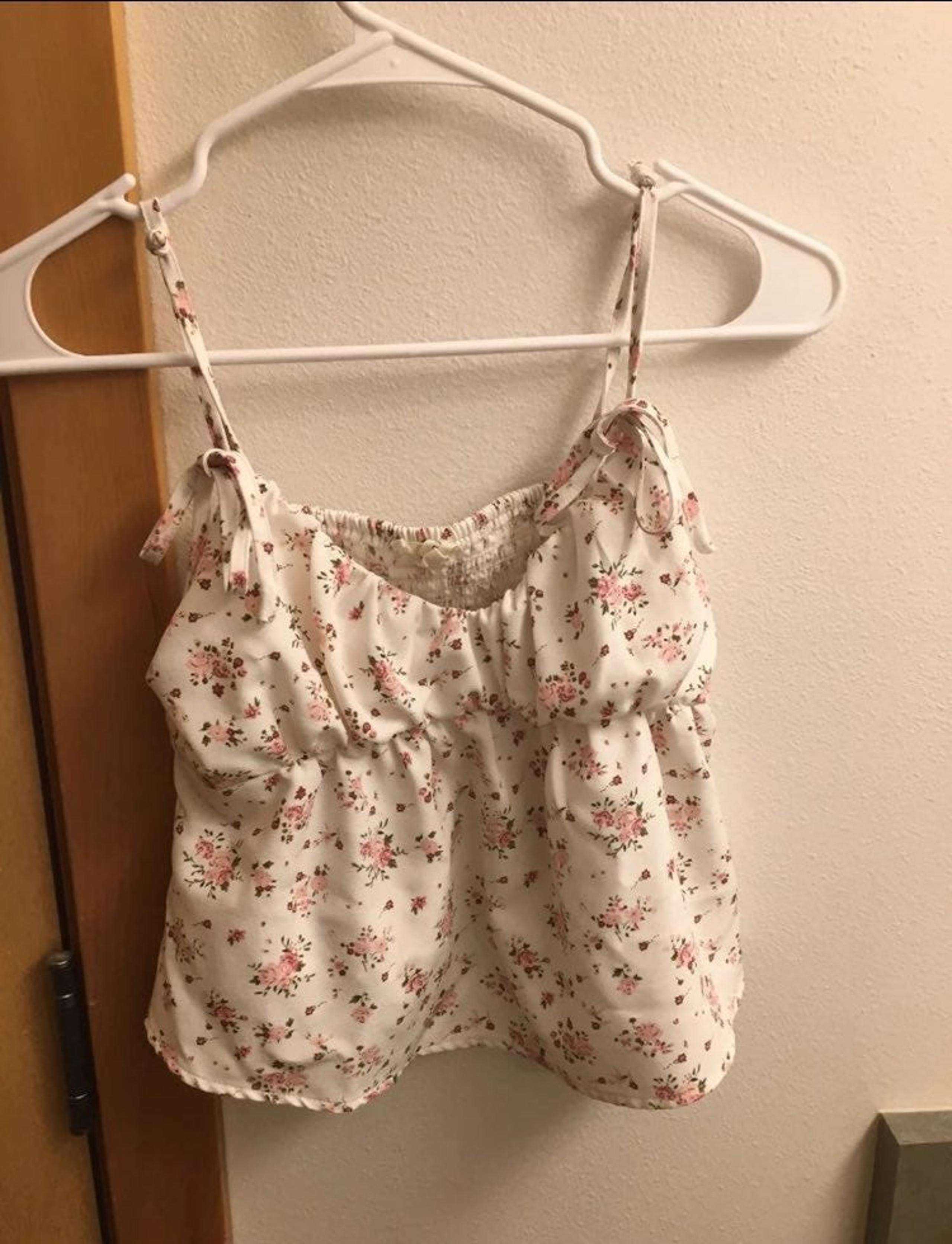 Pacsun floral self tie Tank Top
