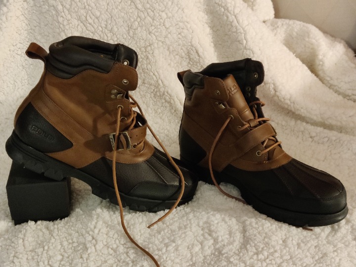 Ralph Lauren Polo Boots Size 15D, Brown
