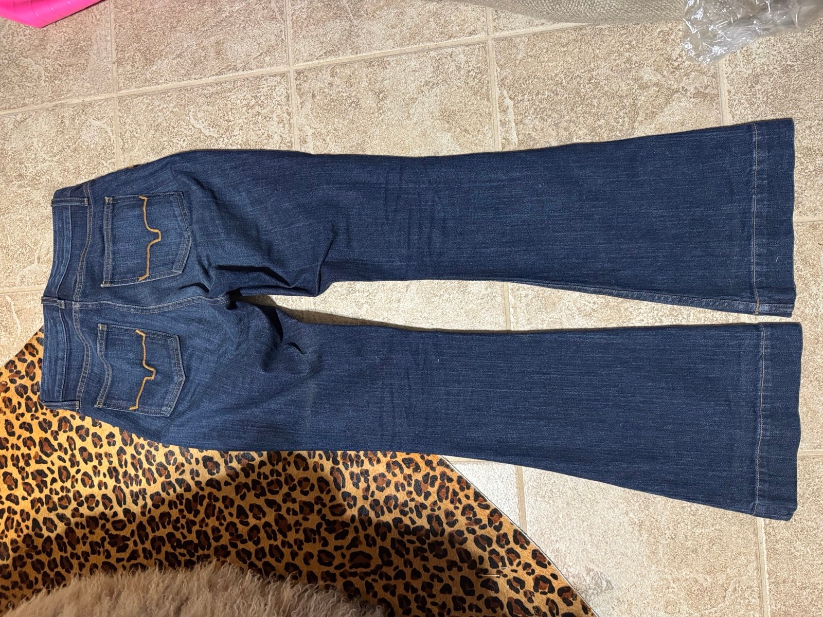 Kimes Jennifer High Rise Western Trouser Riding Jeans 0x32”