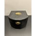 Victorian Collar Box With Jewelry/pin Storage In Lid Black
