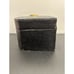 Victorian Collar Box With Jewelry/pin Storage In Lid Black