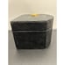 Victorian Collar Box With Jewelry/pin Storage In Lid Black