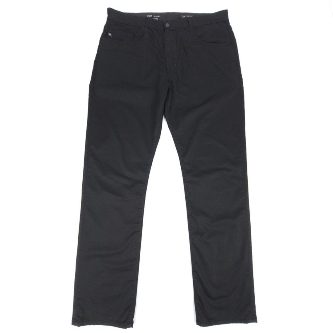 ADRIANO GOLDSHMIED Everett Modern Slim Straight Chino Pant Mens 36x32 Black