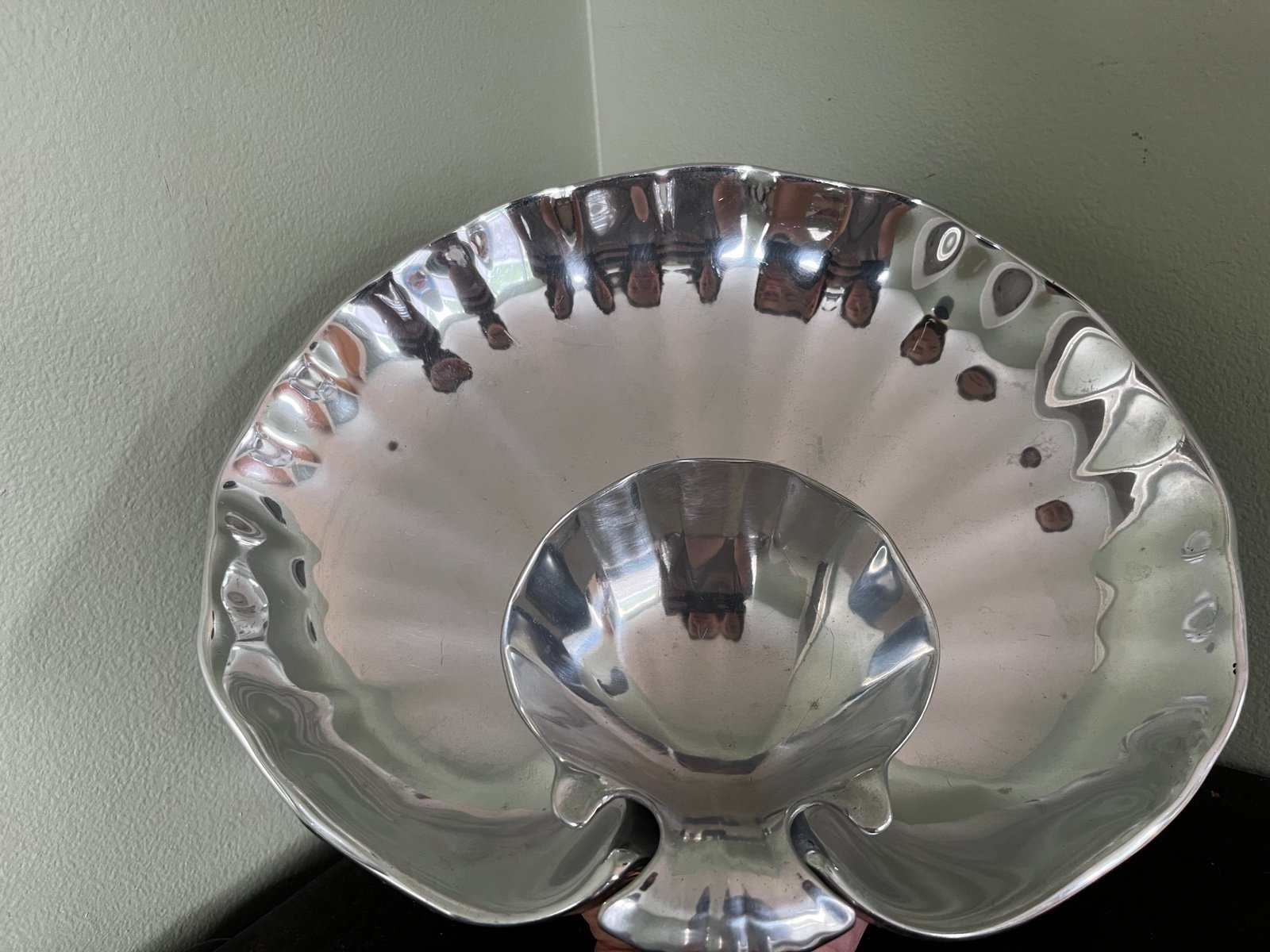Wilton Armetale Clam Shell 2 Piece Appetizer C