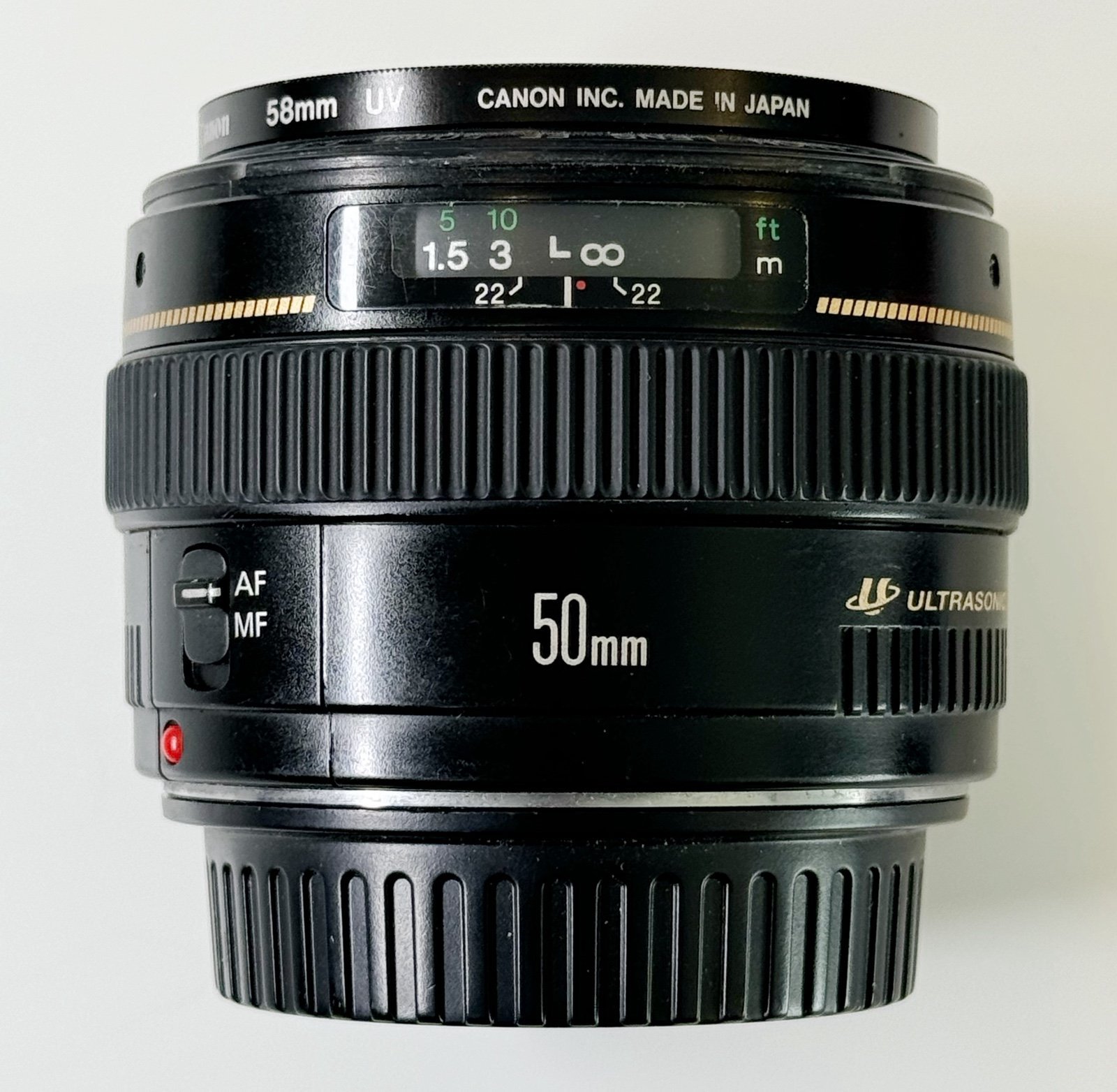 Canon EF 50mm f/1.4 USM lens