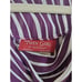 Vintage 70s Twin Girl of Hollywood Striped Cheetah Fun Purple Midi Dress, Medium