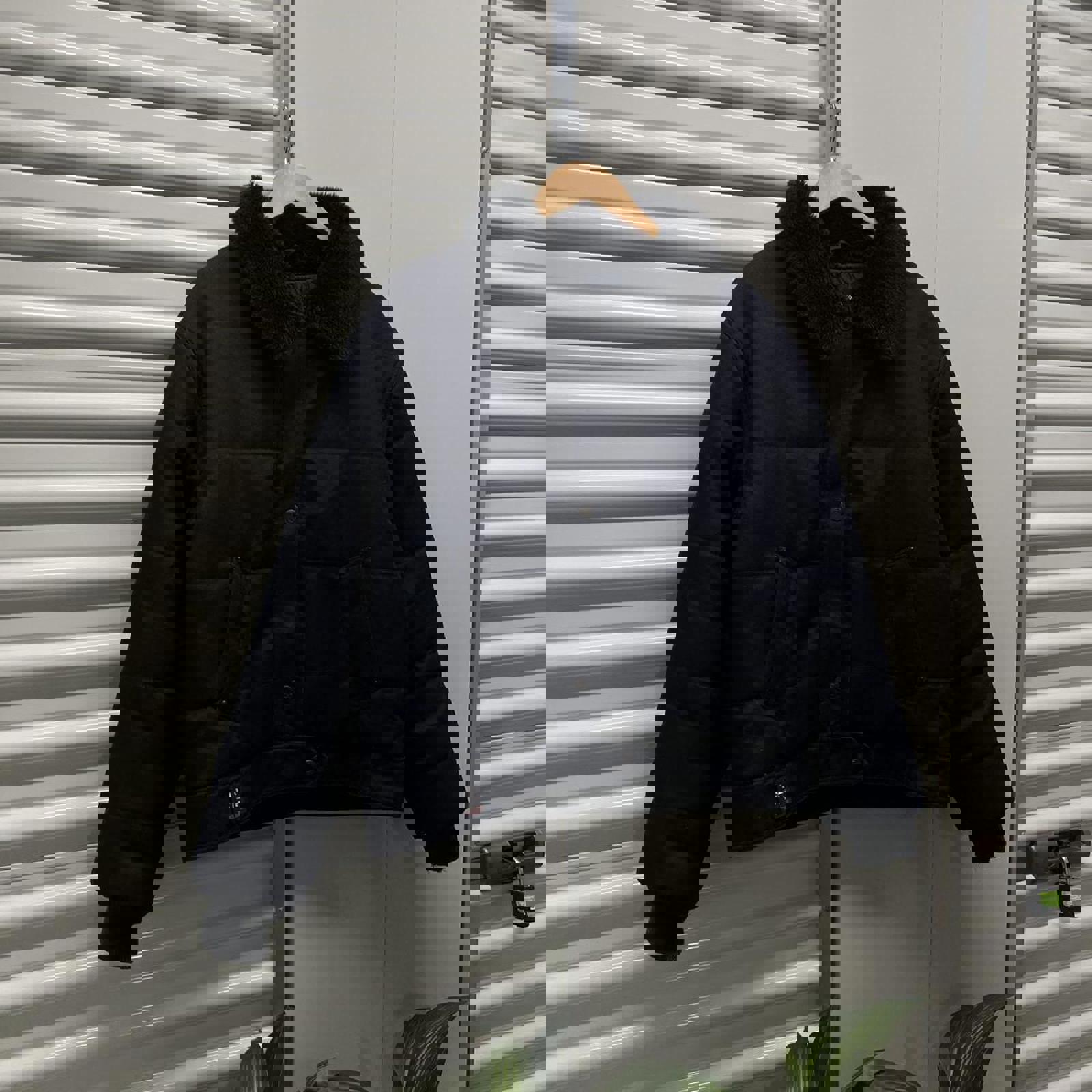Vintage 90s Ralph Lauren Fur Collar Jacket