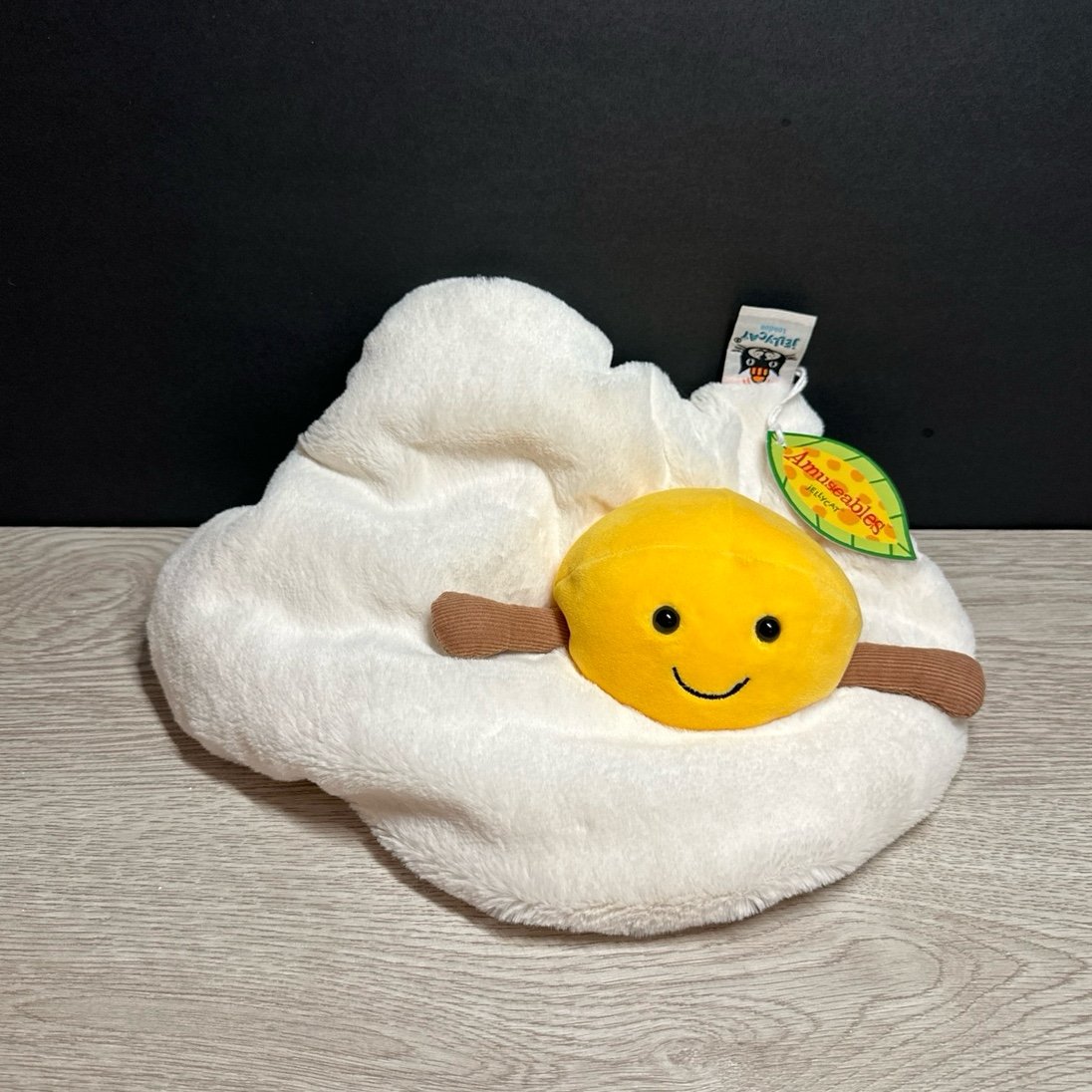 Jellycat amuseable fried egg- NWT Retired- SHIPS SAME DAY!