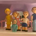 Vintage Little Tikes family dollhouse
