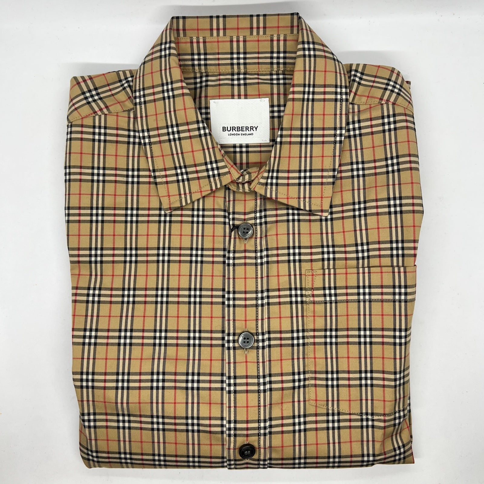 Burberry Kids Vintage Check long sleeve shirt 8y