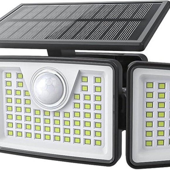NEW Solar Lights Outdoor 2500LM Motion Sensor Outdoor Lights