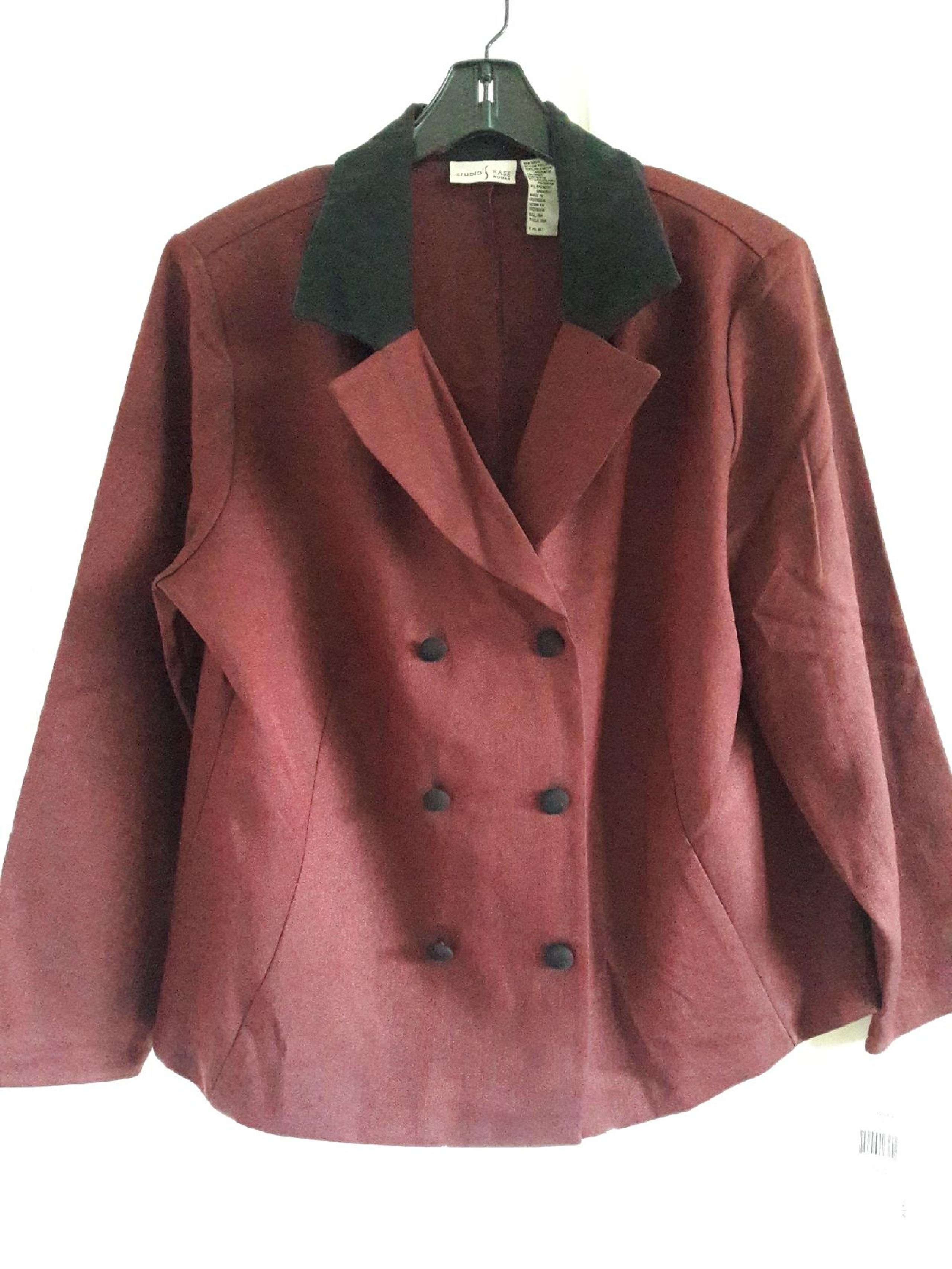 STUDIO EASE Woman Blazer Coat Top Sz 16W