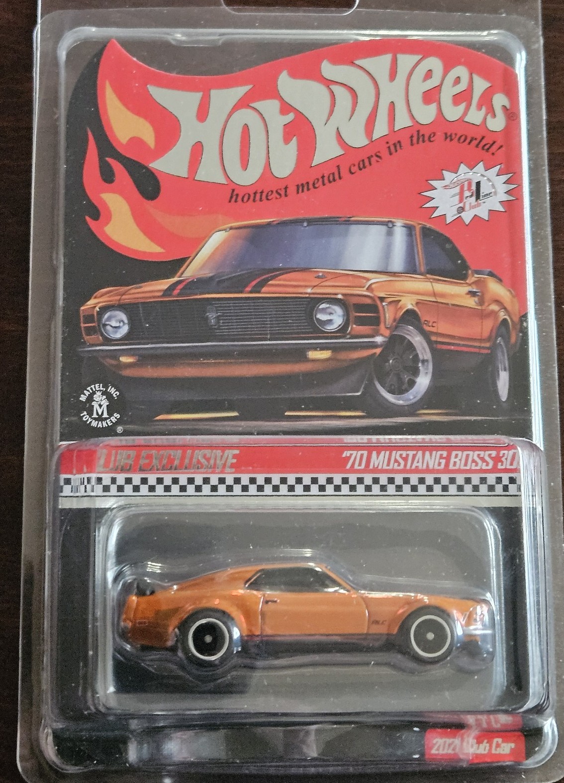 Hot Wheels 2021 Red Line Club '70 Mustang Boss 302