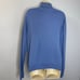 Forte Cashmere Turtleneck Knit Sweater Blue Soft Timeless Natural Women's M New