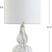 20.5 Mini Glass LED Table Lamp, Transitional, Glam, Midcentury, Modern, Elegant