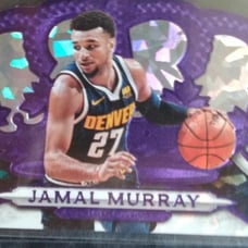 Crown Royale Jamal Murray Purple Cracked Ice Refractor #'d 23/25 SSP RC No. 158