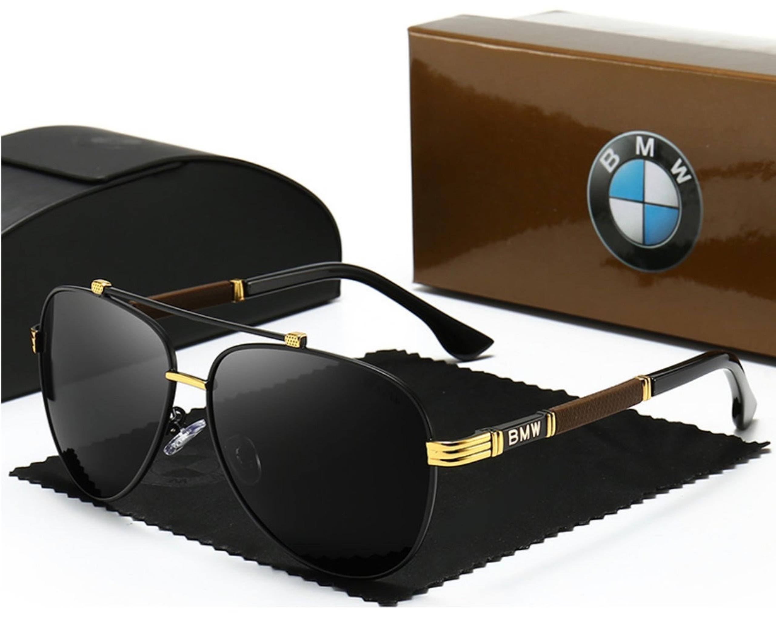 BMW luxury polarized premium sunglass Black/Gold