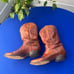 VINTAGE Tony Lama Cowboy Boots Mens 11 Brown Leather Western Pull On 5084 USA