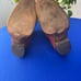 VINTAGE Tony Lama Cowboy Boots Mens 11 Brown Leather Western Pull On 5084 USA