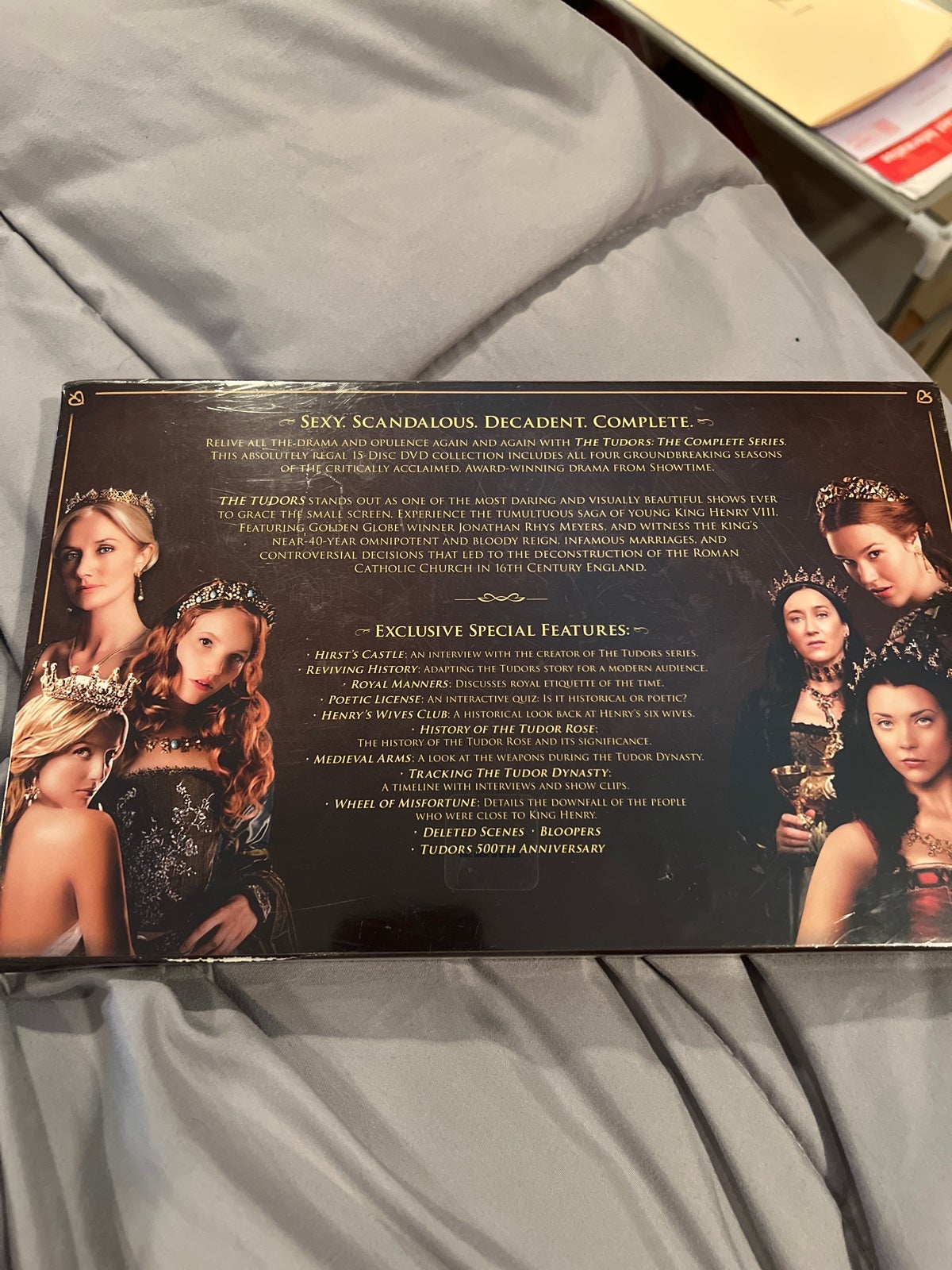 The Tudors: The Complete Series (DVD, 2010, 15-Disc Box Set) newest King Henry the 8th