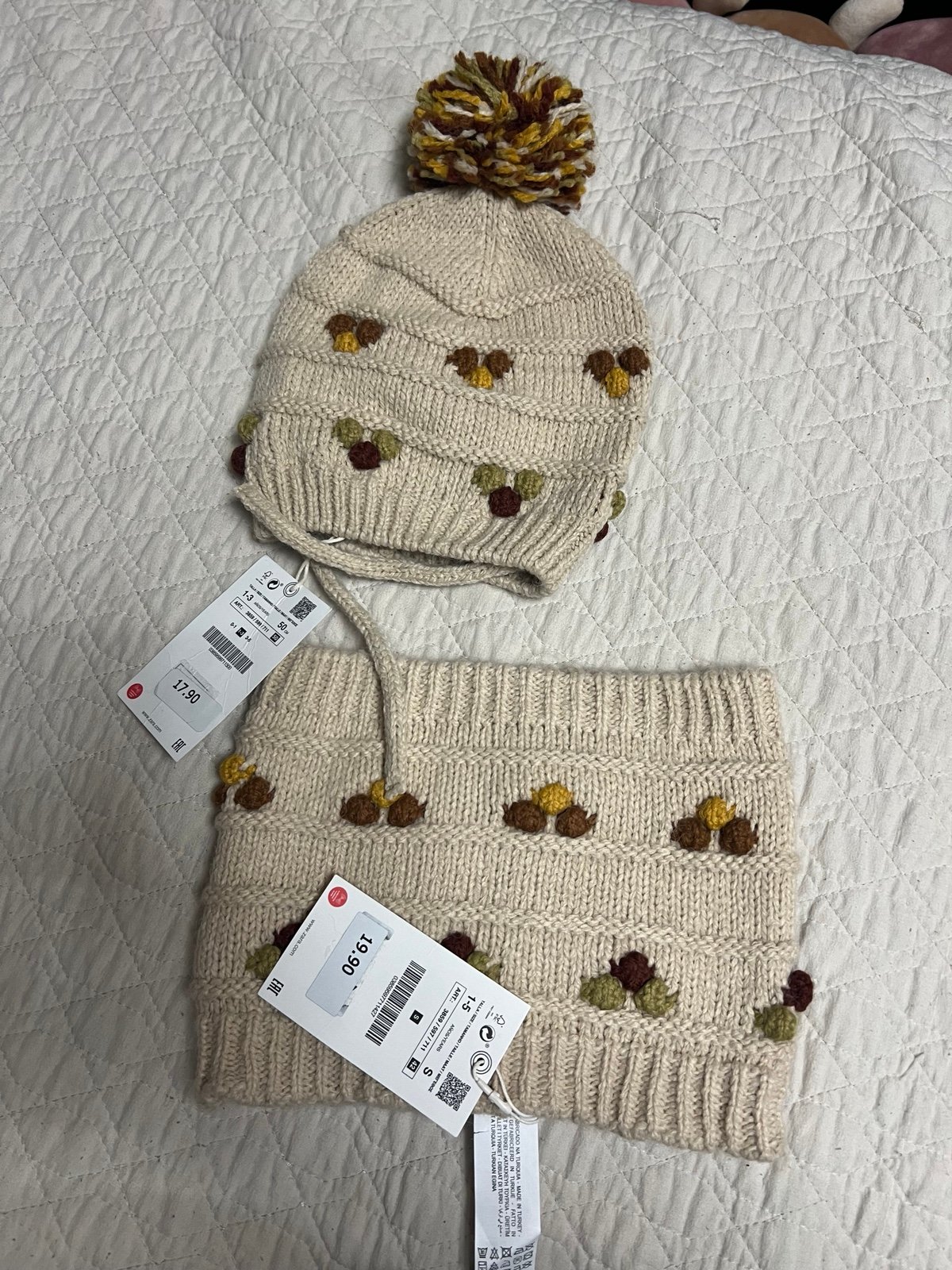 zara new hat set sz 1/3y