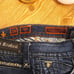 ROCK REVIVAL Amy Women's blue boot cut jeans embroidered size 26