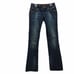 ROCK REVIVAL Amy Women's blue boot cut jeans embroidered size 26