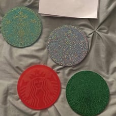 Starbucks coasters