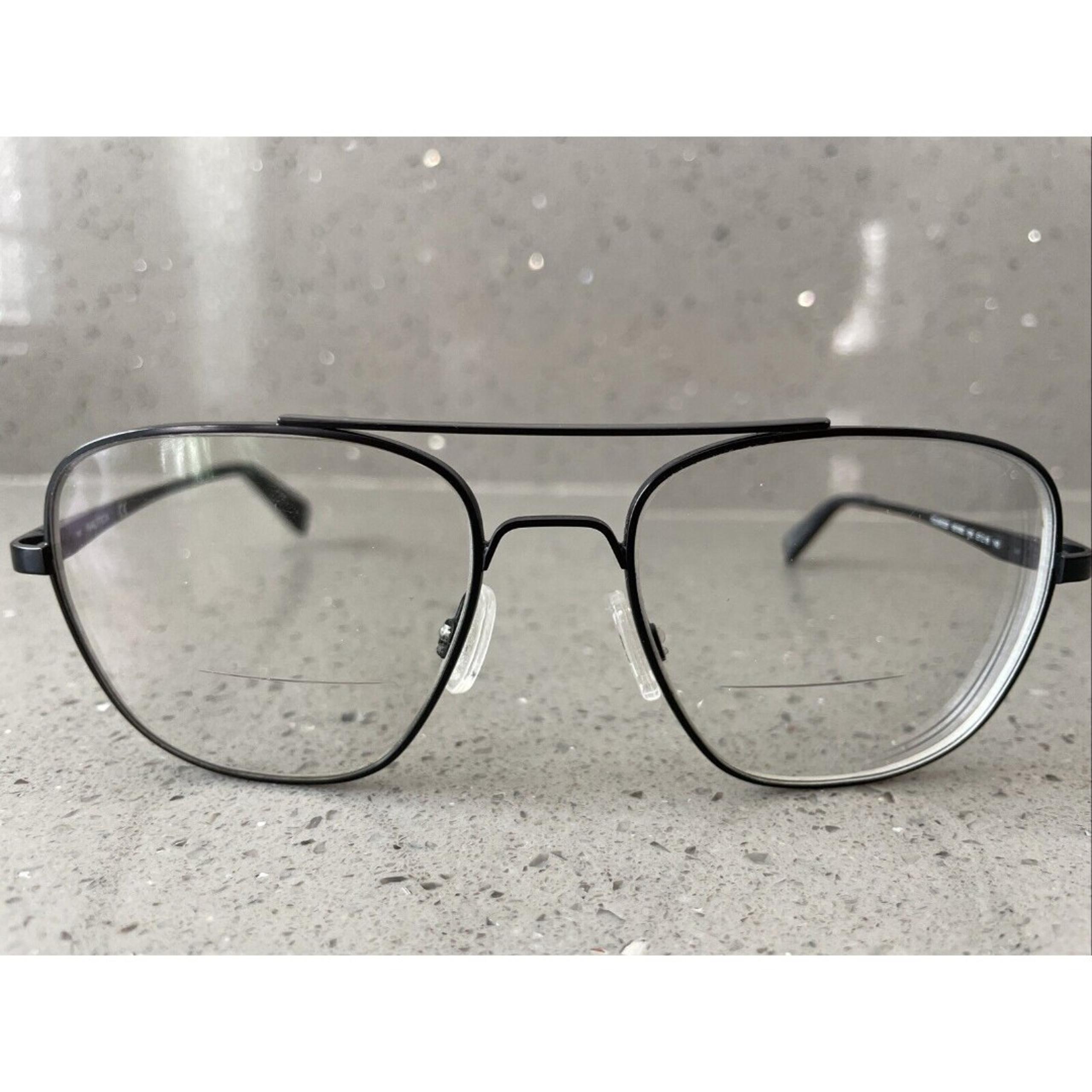 Nautica Eyeglasses FRAMES ONLY, N5108S 005, 57-18-140, Black