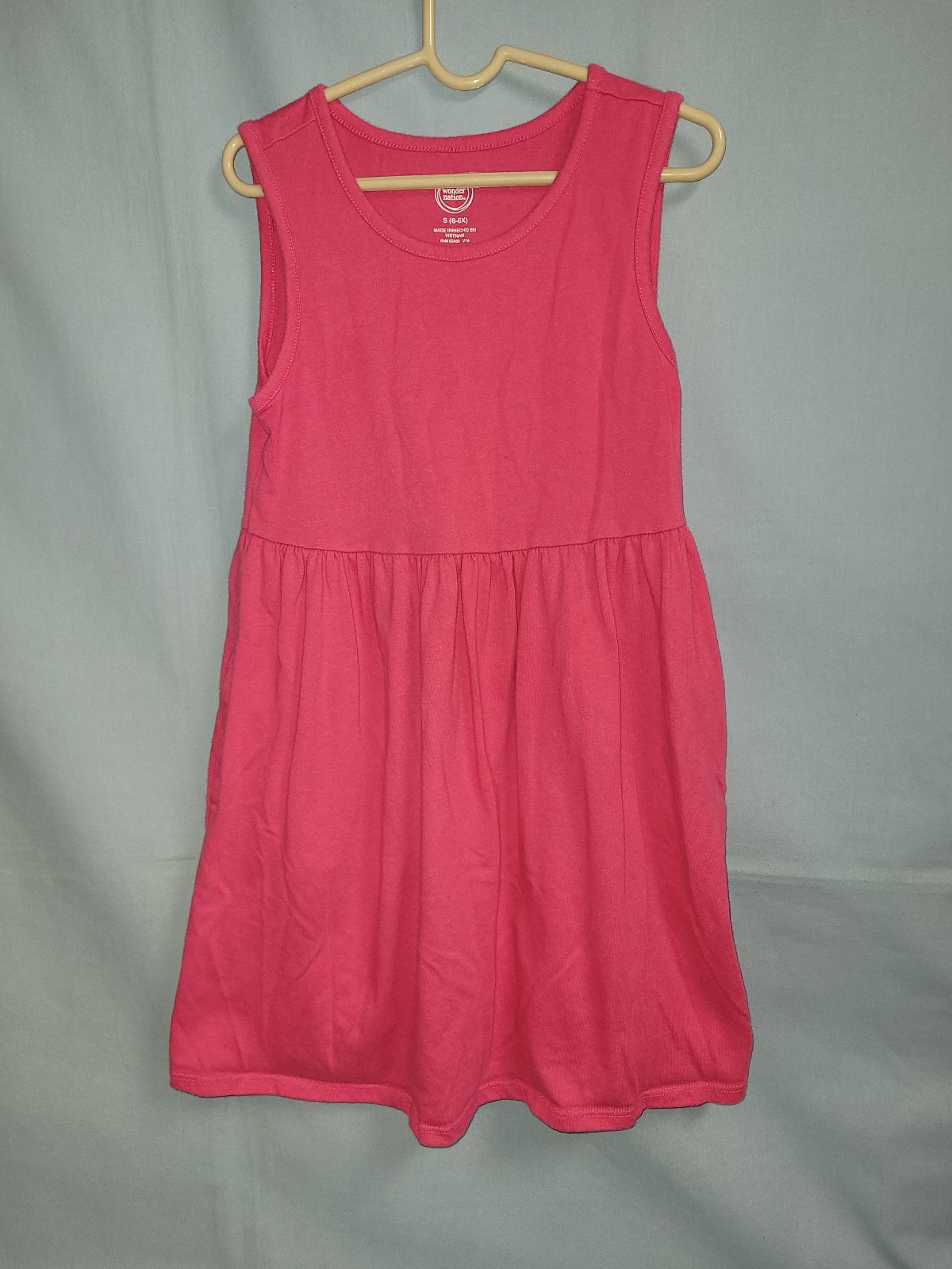 Wonder Nation Girls Dress S (6- 6X)
