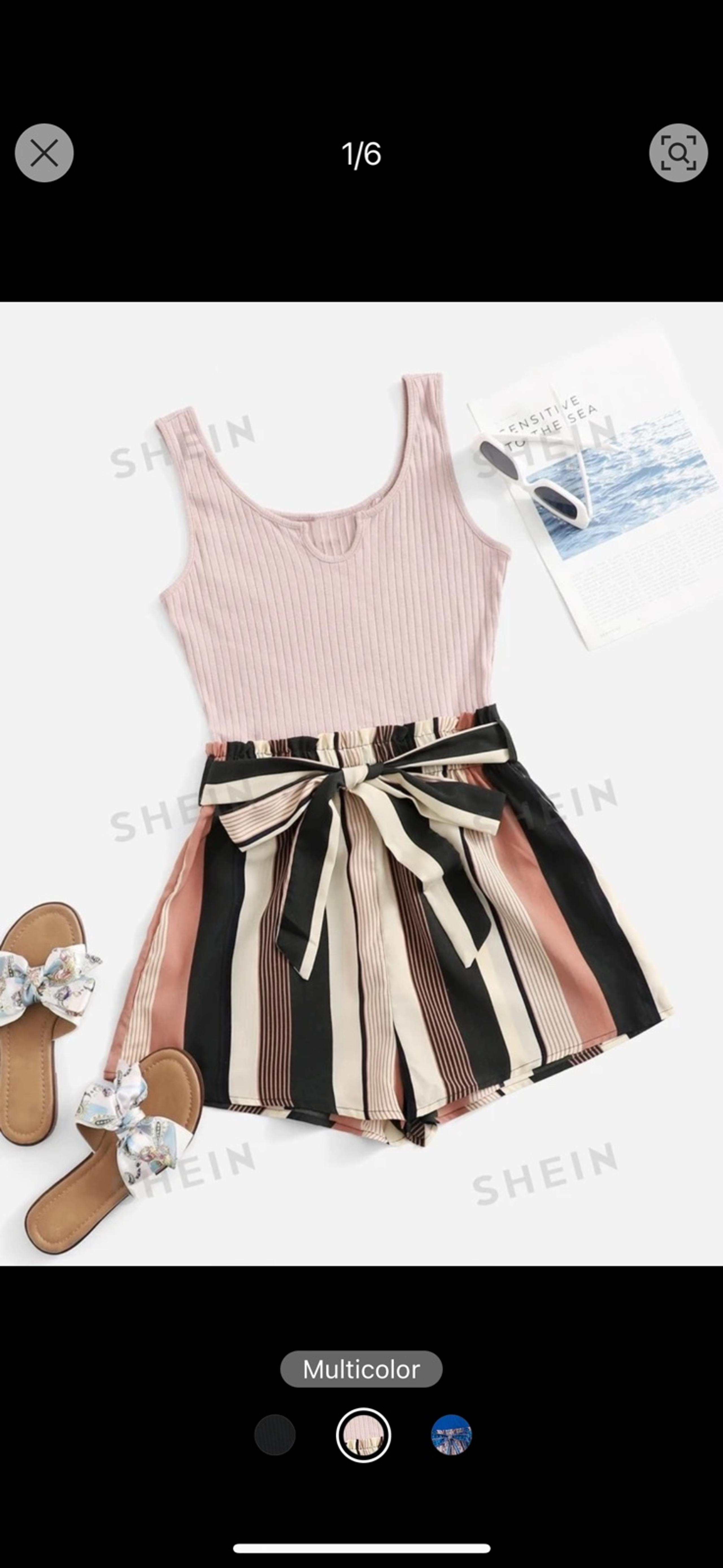 SHEIN romper jumpsuit small tank