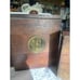 Vintage Wooden 4pc Canister set with Eable Medallion