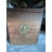 Vintage Wooden 4pc Canister set with Eable Medallion