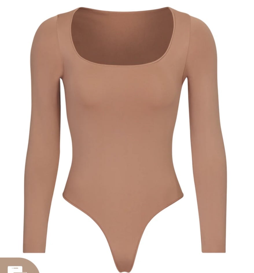 (3) SKIMS S/M ESSENTIAL Bodysuits LOT (Used)