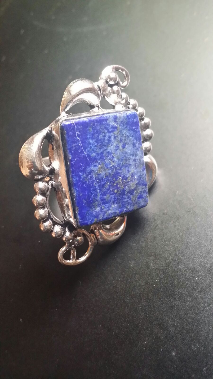 Lapis lazuli ring 925 Sterling Silver