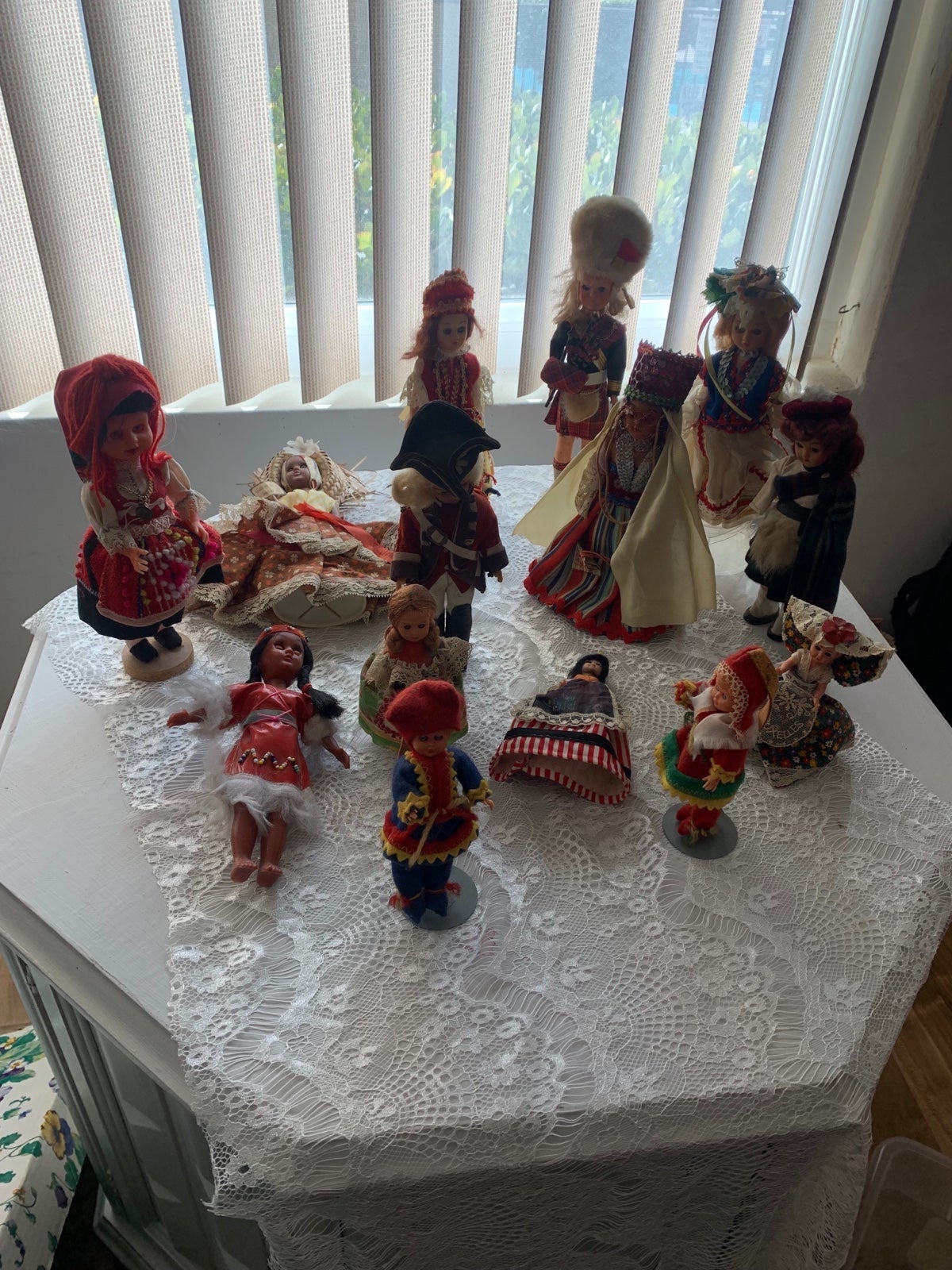 Aintique dolls from around the world - see photos